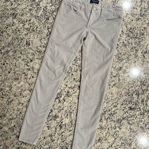 American Eagle Outfitters Women’s Size 0R Gray Corduroy Jeggings Pants